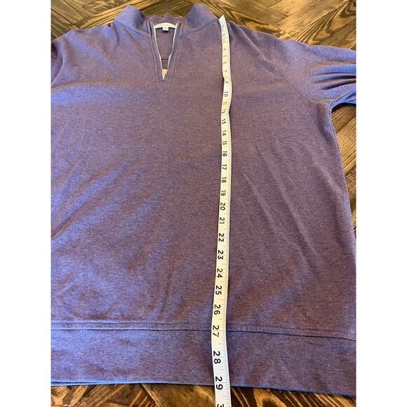 Peter Miller Golf Half Zip Pullover Sweater Men Large Cotton Performance Preppy - Picture 6 of 10